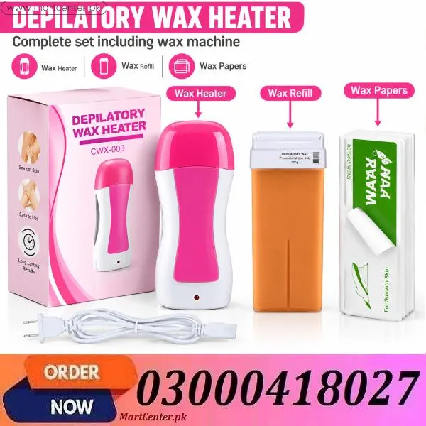3 in 1 Electric Wax Heater Kit for Easy Hair Removal